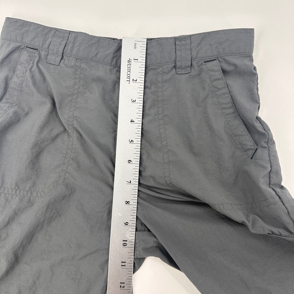 Columbia Kids Silver Ridge Cargo Shorts Grey Nylon Hiking Sun Protection 10/12 - Picture 6 of 10